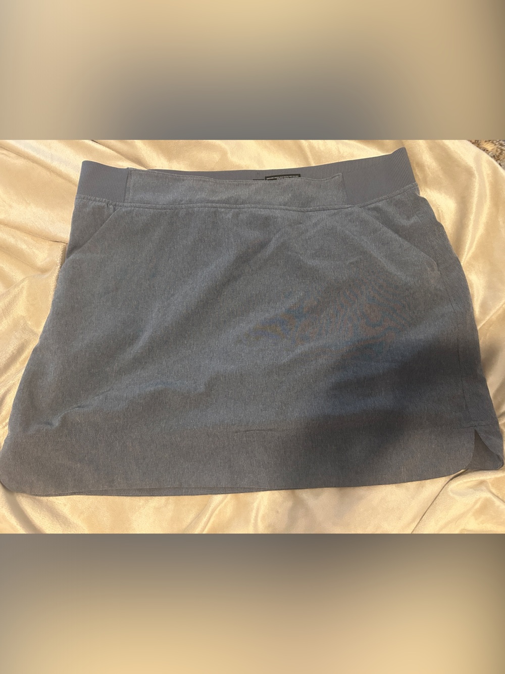 Women’s Blue Casual Performance Pull-On Skirt
